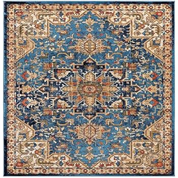 Luxe Weavers Howell Collection Oriental 8x10 Blue Area Rug 2527