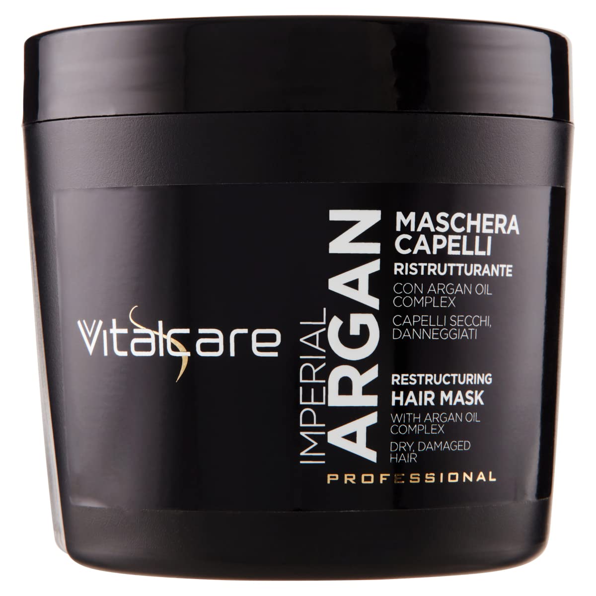 Vitalcare | Imperial Argan - Restructuring Hair Mask for Dry and Damaged Hair, with Argan Oil Complex, Restructuring Hair Mask, 500 ml