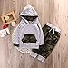 Toddler Infant Baby Boy Girls Clothes Hoodie Fall Winter Sweatsuit Pants Gender Neutral Long Sleeve Outfit Set (18-24 Months, Camo)