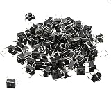 Youmile 100 Pack 6x6x5mm Miniature Tactile Push Button Switch SPST Momentary PCB view 4