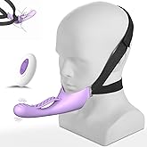 WKUQIW Headband Vibrator for Couple and Women, Adjustable Starp-on Dildo for G-spot Anal Stimulation, Wearable G Spot Vibrato