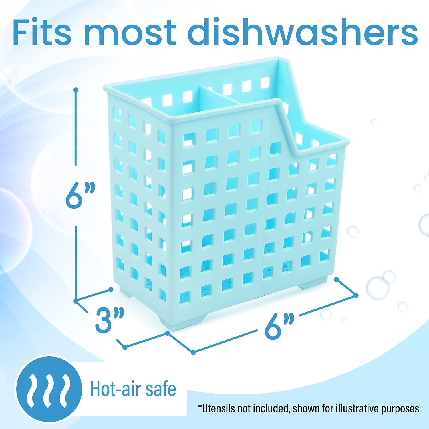 Impresa Straw & Chopstick Dishwasher Basket Makes Washing Simple - Dishwasher Chopstick Holder for Small Utensils for Washing, Drying, or Storing