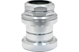 Tange Seiki Falcon FL270C 1 1/8" Sealed Bearing Old School Threaded, Silver, TAST2992
