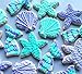 KENIAO Under the Sea Cookie Cutters Set Shark Whale Biscuit and Fondant Cutters - 7 Piece - Shark, Whale, Mermaid Tail (Whale Tail), Seahorse, Seashell, Octopus and Starfish - Stainless Steel