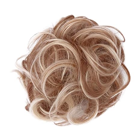 Amazon Com Hair Bun Extensions Human Hair Wavy Ponytail