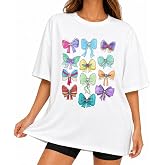 Magical Shirt Women Magic Kingdom Princess Shirts Oversized Cute Ribbons and Bows Shirt Family Holiday Vacation Tee Tops