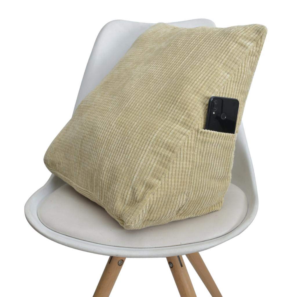 Light Green B Blesiya Triangle Bed Wedge Cushion For Back Rest
