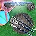 Corona BBQ Grill Tools Set as Heavy Duty Grilling Accessories Barbecue Sets Includes Stainless Steel Grill Tongs, Spatula and Grill Fork with 20 Inch Wood Long Handle Utensils