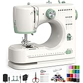 Sewing Machine for Beginners,16 Strings of Weaving Dreams,Double Needle Sewing Machine for Adults,Adjustable Sewing Speed,Suitable for Daily Sewing at Home