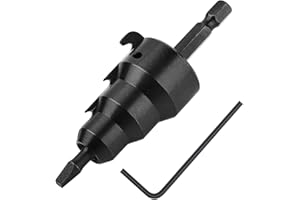 Valkynos Conduit Reamer, Pipe Reamer Tool with Improved Bit Retention, Reaming Screwdriver for 1/2-Inch, 3/4-Inch and 1-Inch Conduit Pipe, Deburring and Chamfering