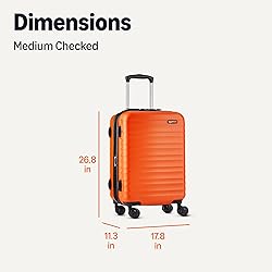 Amazon Basics 26" Hardside Medium Checked