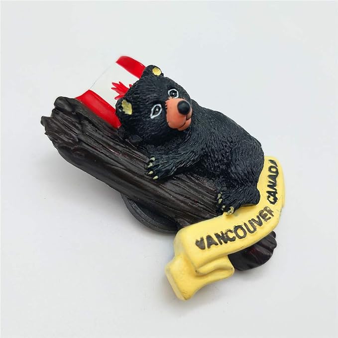 Hqiyaols Souvenir Castor Vancouver Canadá Refrigerador 3D Imán de ...