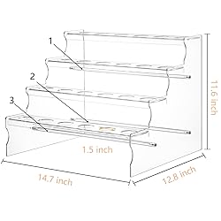 Yarlung Acrylic Ice Cream Cone Display Stand, 24
