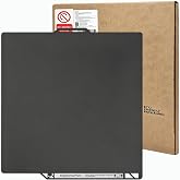 Bamboo Engineering Plate for Bambu Lab X2D/P2S/P1S/P1P/X1C/A1, High-Temperature Build Plate for All Filaments, Smooth Surface, Durable Coating, Strong Adhesion with Glue, 3D Printer Platform