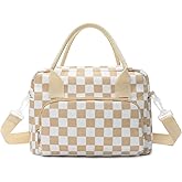 MAMONA Lunch Bag for Women Men Large Capacity Reusable Lunch Box Corduroy Insulated Cooler Tote Bags for Office Picnic