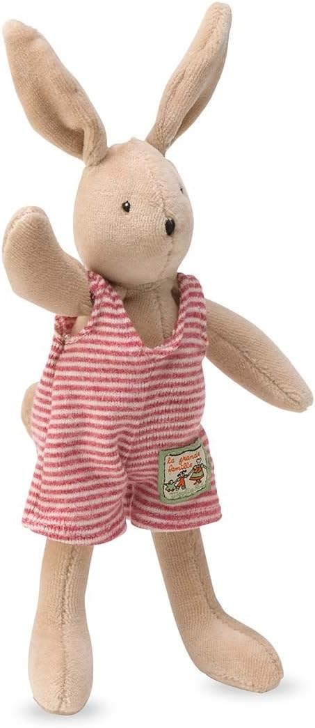 Moulin Roty Playful Spring Plush Animal, Rabbit ( Tiny Sylvain)