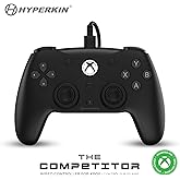 Hyperkin The Competitor Wired Controller for Xbox Series X|S, Xbox One & PC with Hall Effect Joysticks & Impulse Triggers; Symmetrical Layout & Precision D-Pad, Christmas Gift Ideas - Officially Licensed Xbox - Black