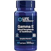 Life Extension Gamma E Mixed Tocopherols and Tocotrienols, 60 Softgels | Complete Vitamin E Spectrum with Mixed Tocopherols &amp; Tocotrienols for Antioxidant Protection, Non-GMO &amp; Gluten-Free