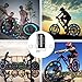 Rottay Bike Wheel Lights Waterproof RGB Ultra Bright Bicycle Wheel Lights Spoke Lights with 14-LED and 30pcs Changes Patterns -Safety Cool Bike Tire Accessories for Kids Adults