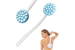 JJHREI Lotion Applicator for Back - Back Lotion Applicator for Women Men Elderly - Curved Long Handle Easy Reach Self Apply Body Cream,Sunscreen,Moisturizer