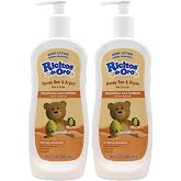 Ricitos de Oro Honey and Argan Baby Body Lotion That Helps Smooth Baby Skin -Hypoallergenic with Honey Bee Extract Delicious Scent, 2-Pack of 12.8 FL Oz Each, 2 Bottles.