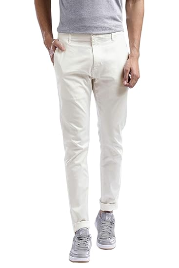 white chinos skinny