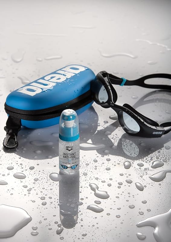 Swim Goggle Case, Étui pour Lunettes de Natation, Étui Rigide, Couleur Noire