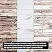 Premium Background Paper for Photography - 3 Pack - 4x12 Foot Rolls - Seamless Designs - Perfect Shiplap Photography Backdrops for Baby Pictures, Headshots, and More