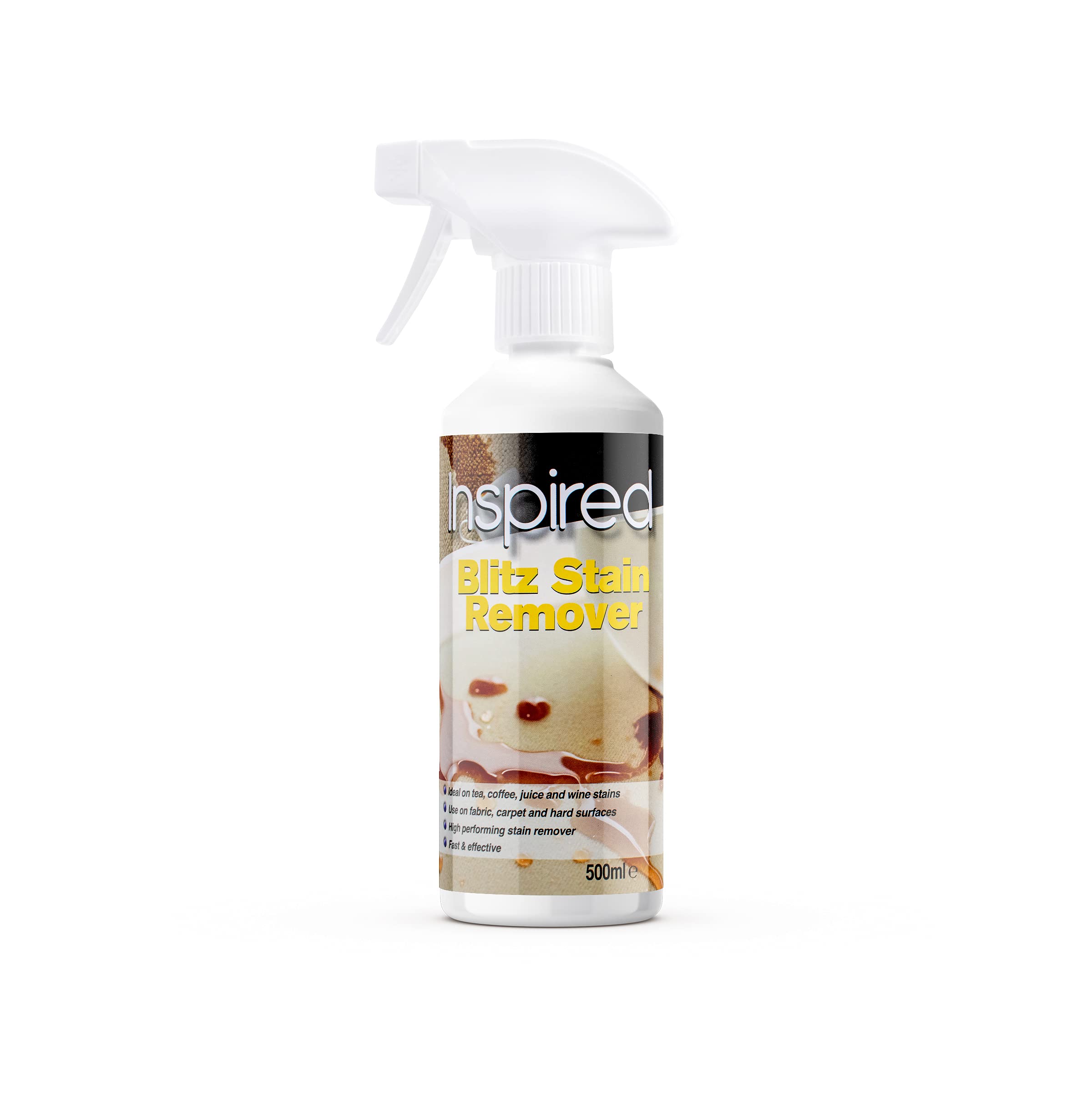 Inspired Blitz Stain Remover, Mixed Materials, 500ml, Clear