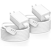 Arlo 2 Pack 10FT Magnetic Charging Cable - Compatible with Arlo Pro 5S 2K, 4, 3, Ultra 2, Ultra, Go 2 Security Cameras - Weather Resistant Connector Power Adapter