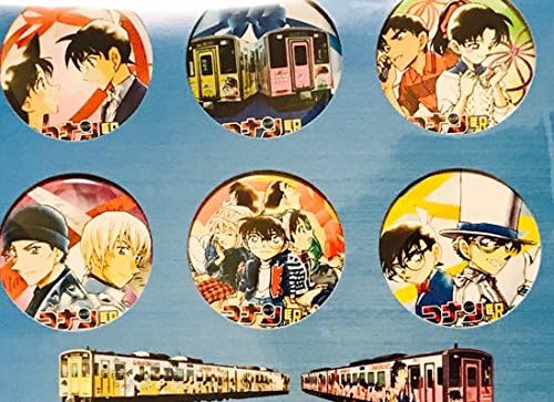 Amazon 名探偵コナン限定缶バッジセット 鳥取北栄町 コナン駅限定 アニメ 萌えグッズ 通販