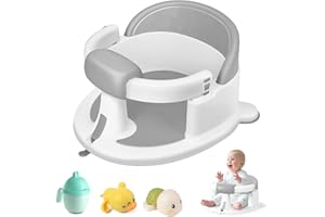 Baby Bath Seat for Babies 6 Months & up, Non-Slip Toddler Bath Seats for Babies Sitting Up,Safe Infant & Newborn Baby Bath Ch