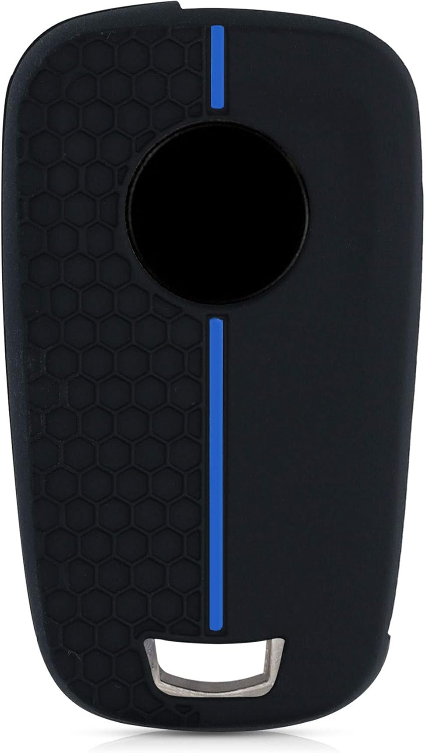 kwmobile Car Key Cover Compatible with Vauxhall (Opel) Chevrolet 2 Button Car Flip Key Key Cover - Image 5