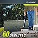 Greenworks 80V (125 MPH / 500 CFM / 75+ Compatible Tools) Cordless Axial Leaf Blower, Tool Only
