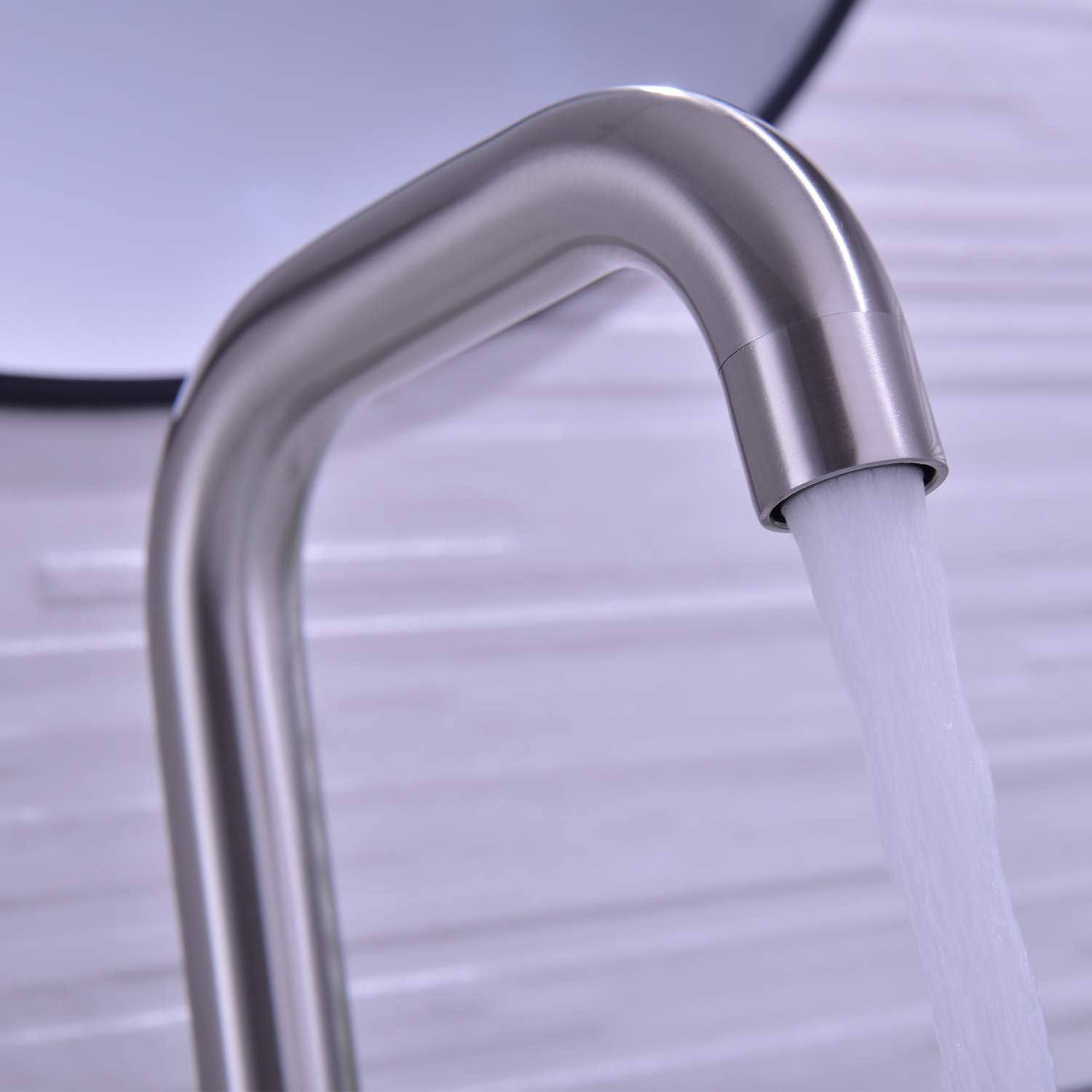 Brass 3 Holes Basin Sink Faucet with cUPC Water Supply Hoses TRUSTMI 2