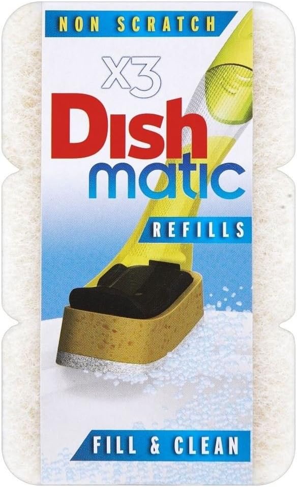 Dishmatic Non Scratch Refills (3) Amazon.co.uk Grocery