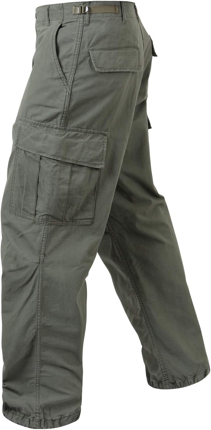 Rothco Vintage Vietnam Rip-Stop Fatigue Pants: Clothing