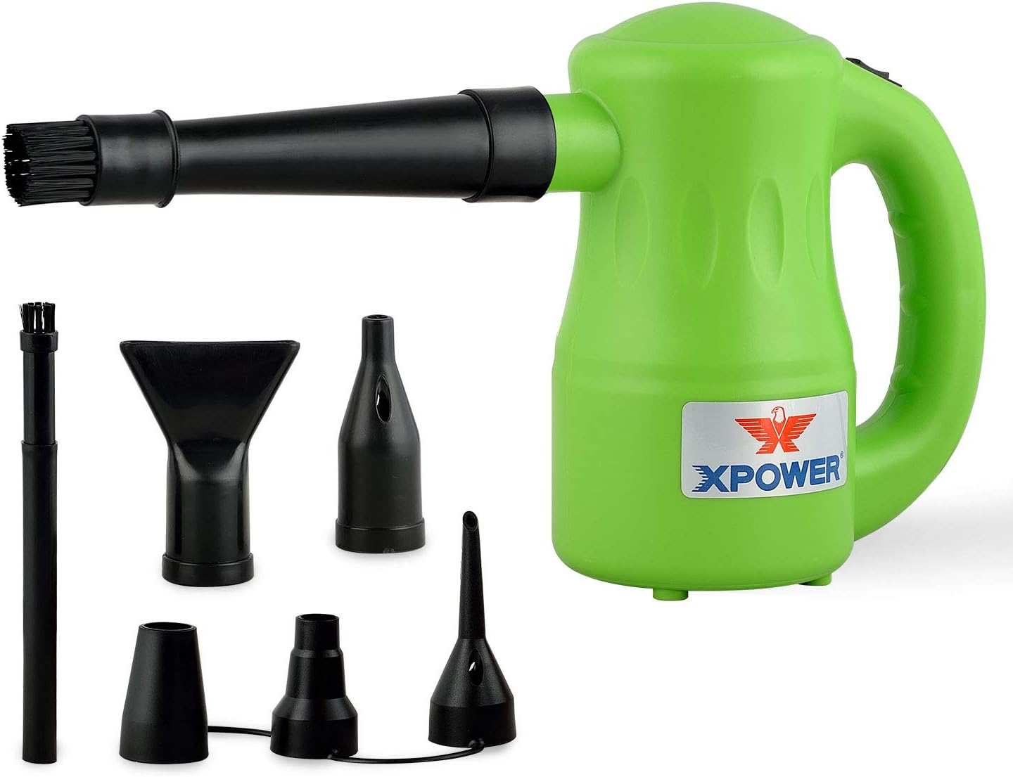 XPOWER A-2 Multi Electric Computer Duster Dryer Air Pump Air Spray Blower Vacuums (Green)