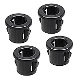 Cionyce 50 Pcs Nylon Snap Bushing Black Wire