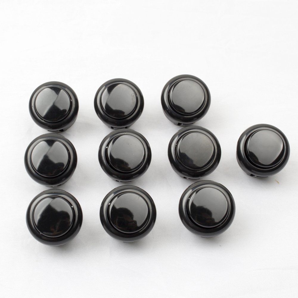 Buy EG Starts 10x 24mm Push Button Builtin Micro Switch Replace for Sanwa OBSF24 Buttons