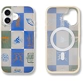 Sonix Case for iPhone 17 | Compatible with MagSafe | 10ft Drop Tested | Santorini Check