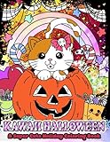 Kawaii Halloween: A Super Cute Holiday Coloring Book (Kawaii, Manga and Anime Coloring Books for Adults, Teens and Tweens) (Volume 5) by Mindful Coloring Books, Jean Tumbagahan