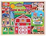 T.S. Shure ArchiQuest Wooden Farm Blocks Playset & Storybook