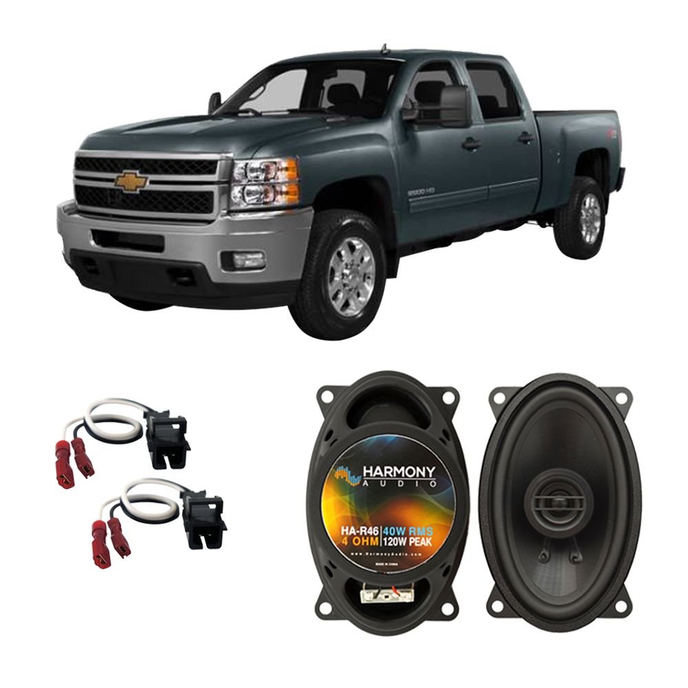 Amazon.com: Fits Chevy Silverado Pickup 1999-2007 Rear Pillar Factory  Replacement Harmony HA-R46 Speakers: Car Electronics