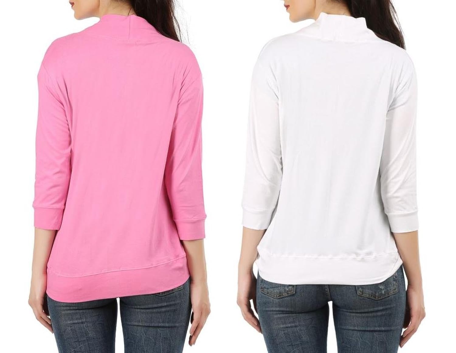 clifton women's shrugs pack of 2-light pink-white