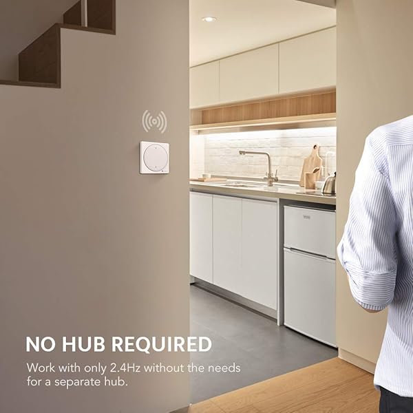 TECKIN Interruptores Inteligentes de pared compatibles con Alexa Google Home Interruptores WiFi Inteligentes con control remoto y de voz Ajuste del Temporizador No Se Sequiere Hub