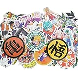 Dragon Ball Z Laptop Stickers 100Pcs Anime Waterproof Stickers for Skateboard Luggage Helmet Guitar