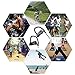 Hongge bluetooth headphones, wireless sports earbuds with silicone earhook for running,CVC 6.0 Noise Canceling waterproof headset for iPhone Samsung (black)