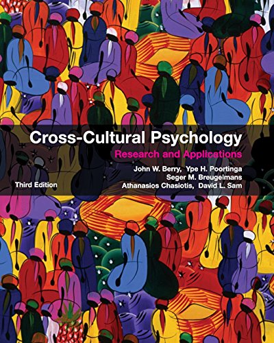 Cross Cultural Psychology:Research...