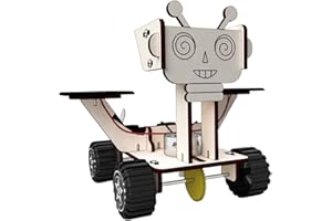 DEUXPER Science Solar Mars Rover Model DIY Kit, Eco-Engineering Project Building Toys, Stem Educational Gift, DP-XBS099